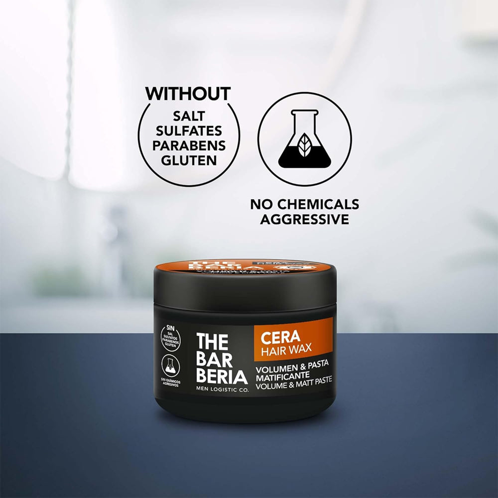 The Barberia Volume & Matte Paste Hair Wax, 2.4 fl oz Hair, beard & mustache