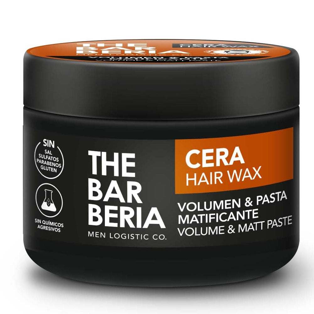 The Barberia Volume & Matte Paste Hair Wax, 2.4 fl oz Hair, beard & mustache. Pack of 3