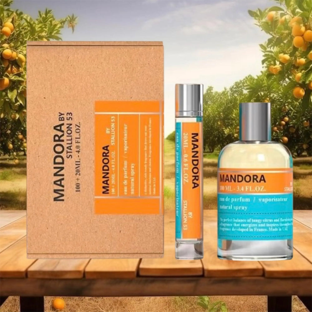 Emper Mandora by Stallion 53 Eau de Parfum - 3.4 oz (100ml) + FREE 20ml - Aromatic & Woody Fragrance