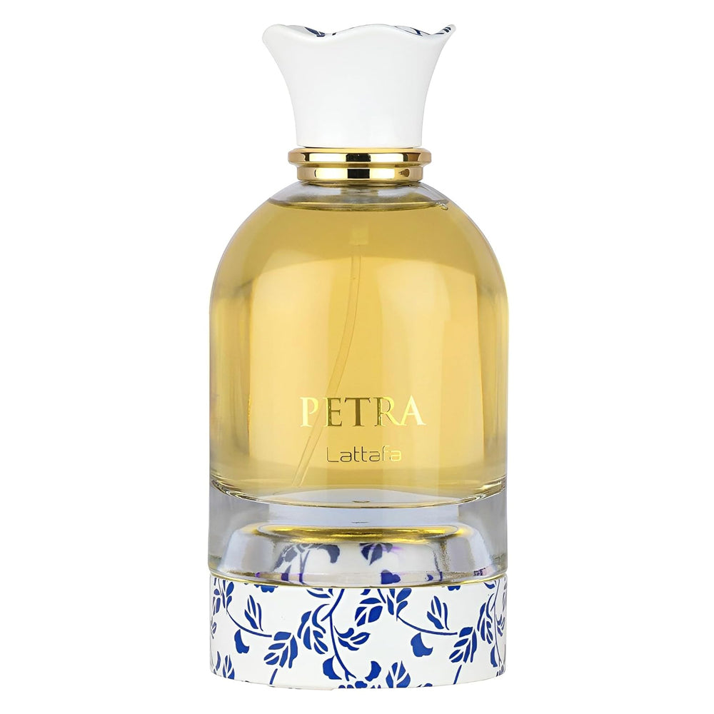 Lattafa Petra Eau De Parfum Spray For Women - 100Ml (3.4 Oz) | Tropical, Floral, Fruity & Sweet Fragrance | Long-Lasting Luxury Perfume