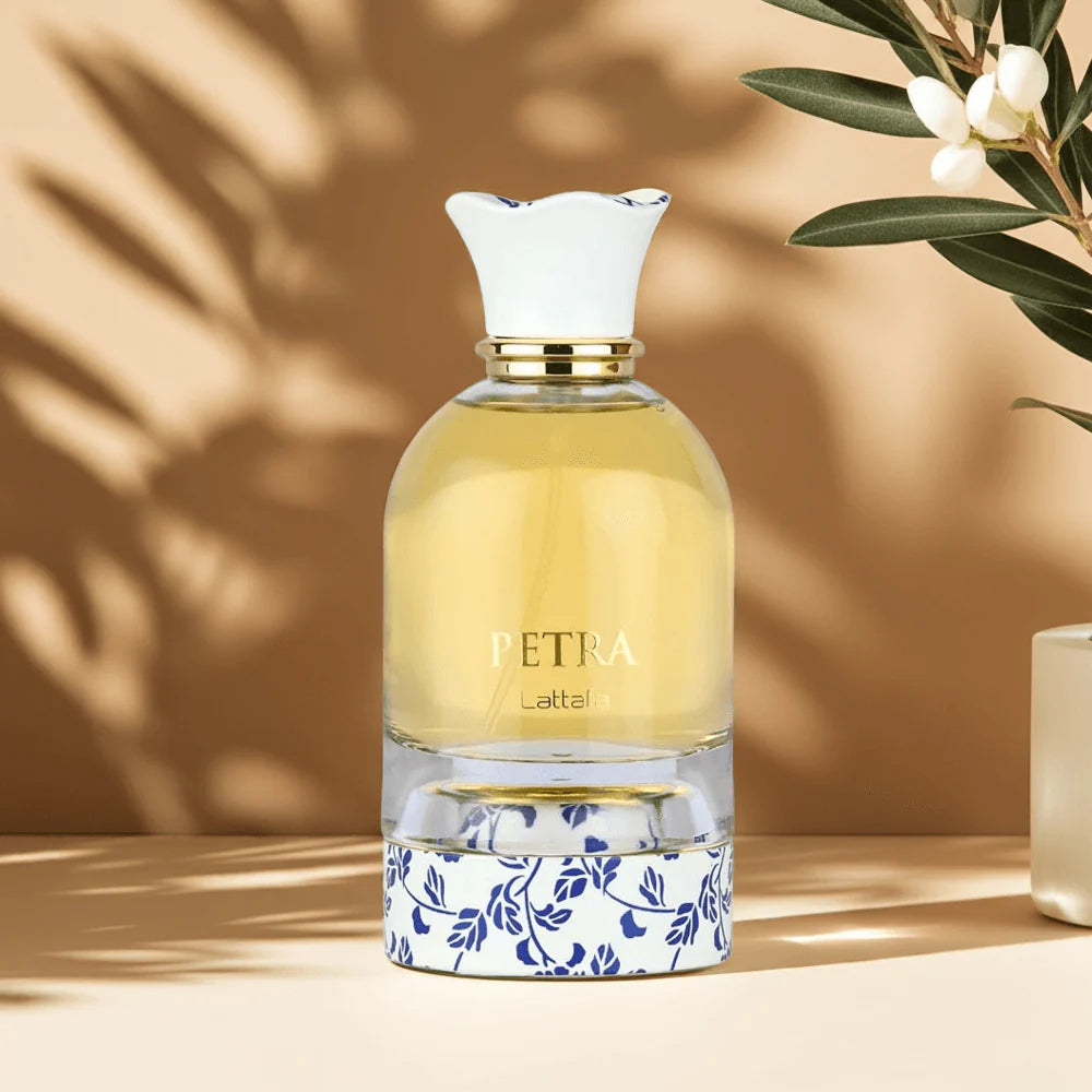 Lattafa Petra Eau De Parfum Spray For Women - 100Ml (3.4 Oz) | Tropical, Floral, Fruity & Sweet Fragrance | Long-Lasting Luxury Perfume
