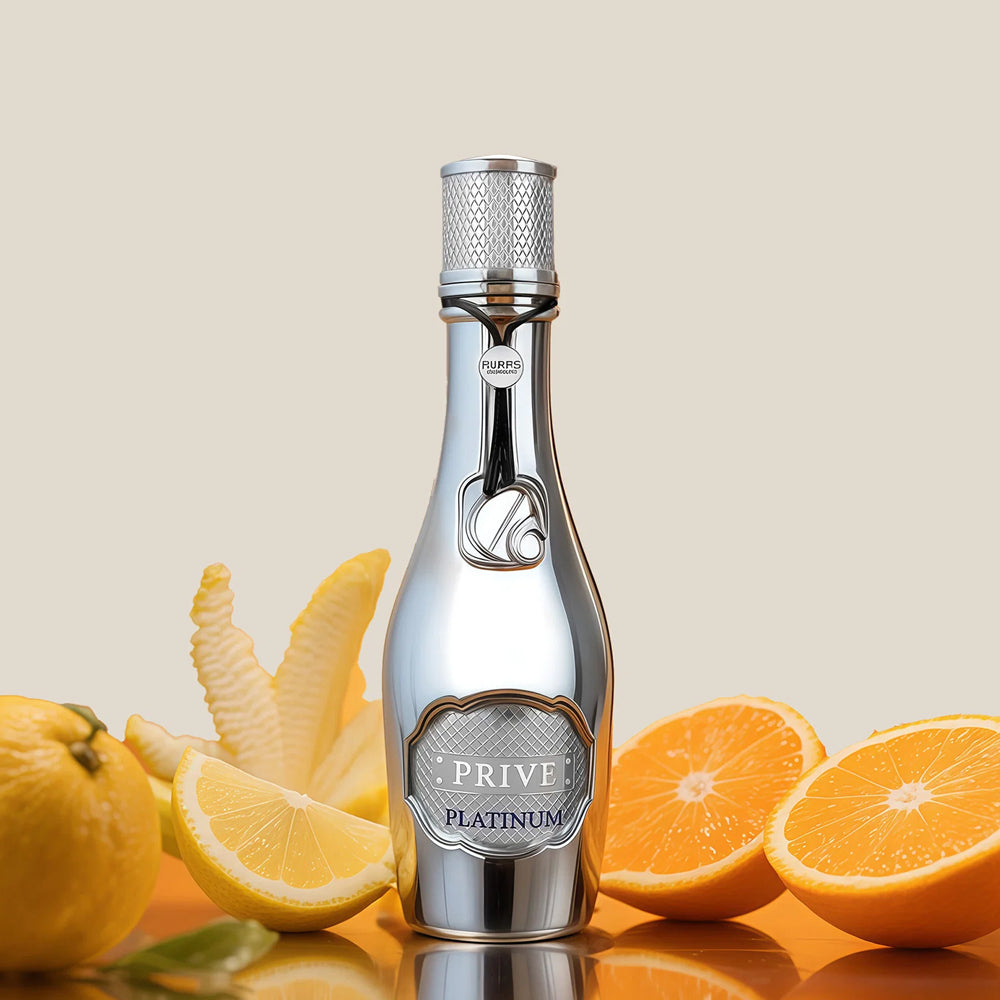 Prive Platinum Men by Riiffs Eau de Parfum - 3.4 oz - Fresh Metallic, & Woody Fragrance