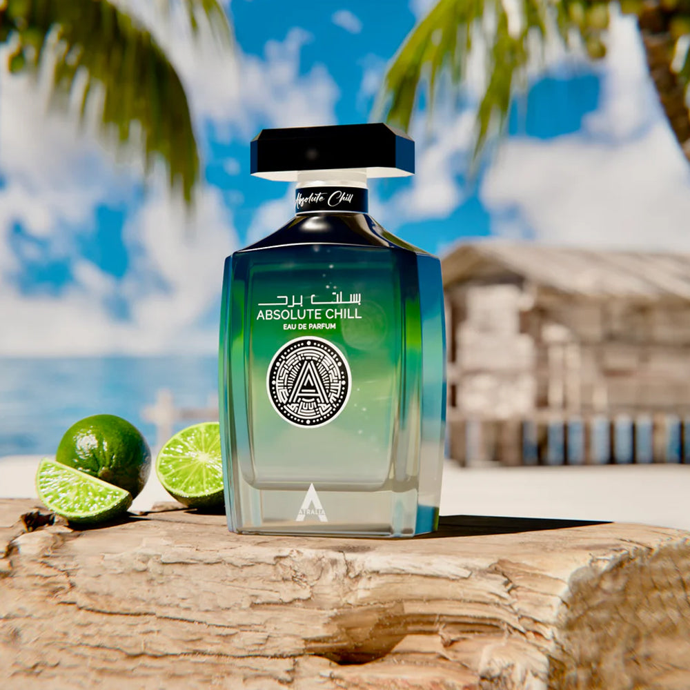Atralia Absolute Chill Eau de Parfum - 3.4 oz (100ml) Unisex EDP Spray - Invigorating Citrus & Mint Perfume