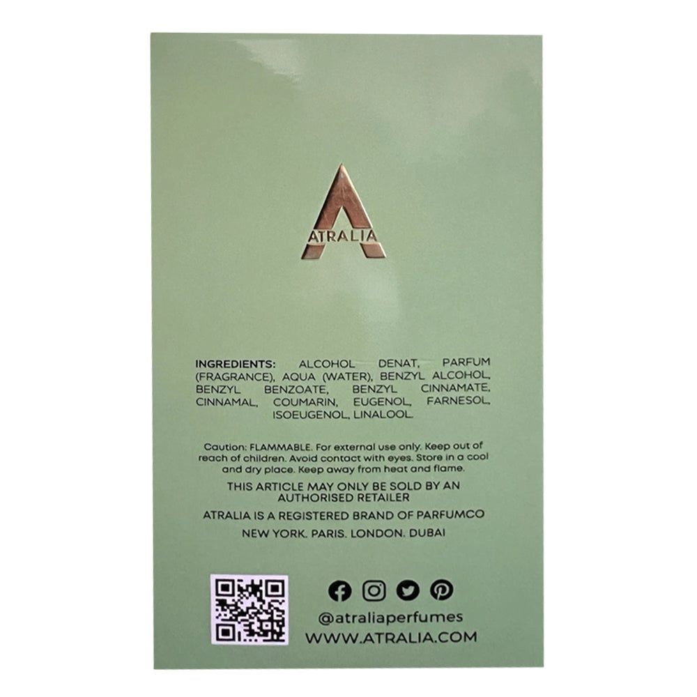 Atralia Matcha Latte Eau de Parfum - 3.4 oz (100ml) Unisex EDP Spray - Unique Creamy Matcha Tea