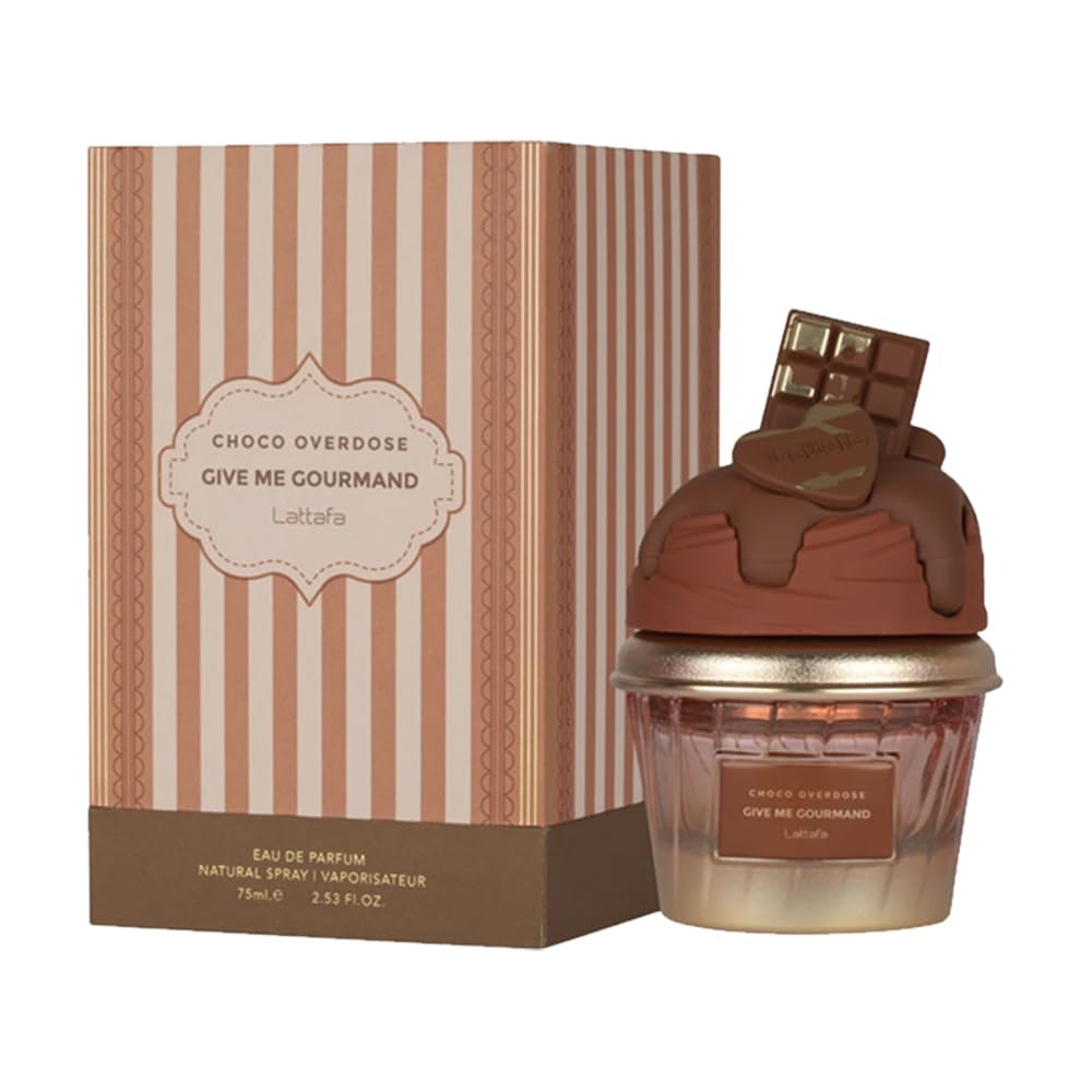 Lattafa Choco Overdose Eau de Parfum - 2.5 oz (75ml) EDP Spray - Dark Chocolate Fudge Fragance