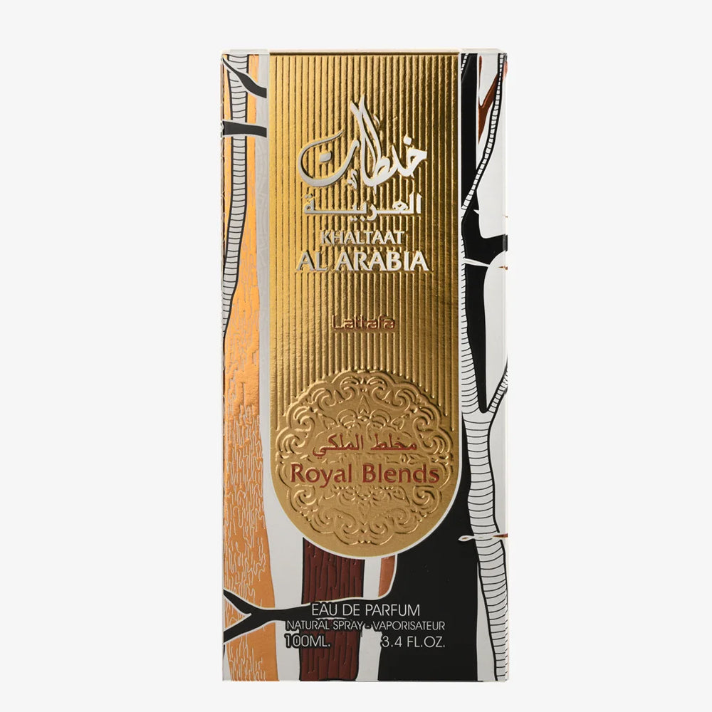 Lattafa Khaltat Al Arabia Royal Blends Gold Eau de Parfum - 3.4 oz (100ml) EDP Spray - Unisex Fragrance