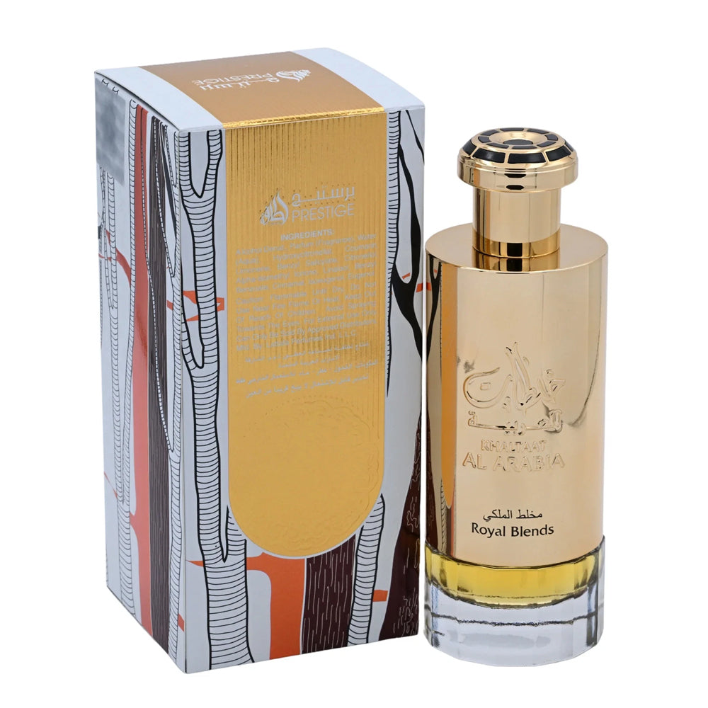 Lattafa Khaltat Al Arabia Royal Blends Gold Eau de Parfum - 3.4 oz (100ml) EDP Spray - Unisex Fragrance