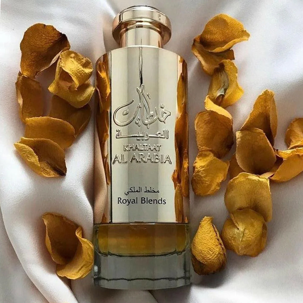 Lattafa Khaltat Al Arabia Royal Blends Gold Eau de Parfum - 3.4 oz (100ml) EDP Spray - Unisex Fragrance