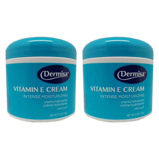 Dermisa Vitamin-E Corporal, Softens and Protects 4 Oz / 114 g. Pack of 2