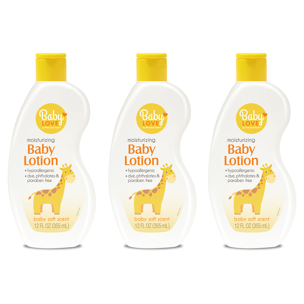 Baby Love Baby Lotion 12 Oz. Pack of 3