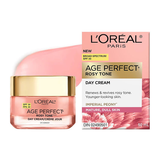 To Be Determined : Age Perf Rosy Tone Moist Spf30