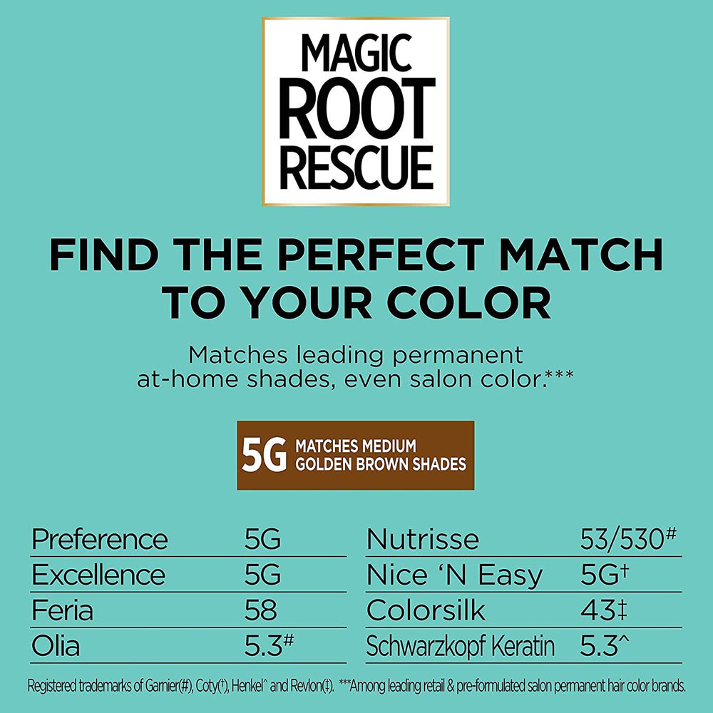 L'Oreal Paris Magic Root Rescue, Root Hair Coloring Kit. 5G Medium Golden Brown