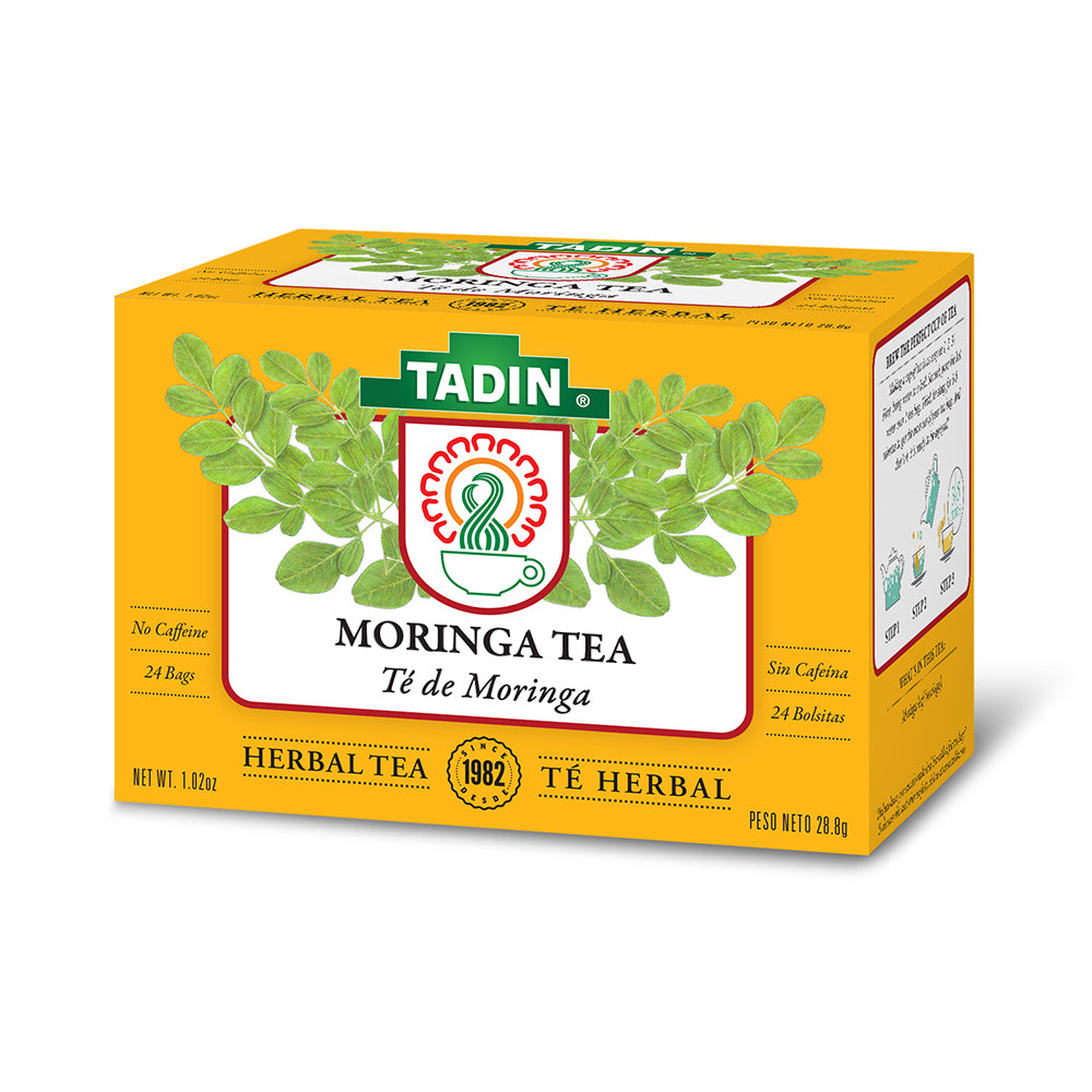 Tadin Tea Moringa. 24 Bags. 1.02 Oz. Pack of 12