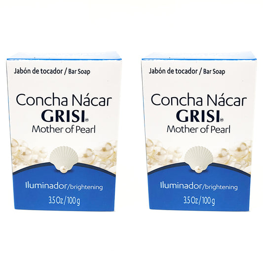 Grisi Soap Jabon Concha Nacar 3.5Oz/100g Pack of 2