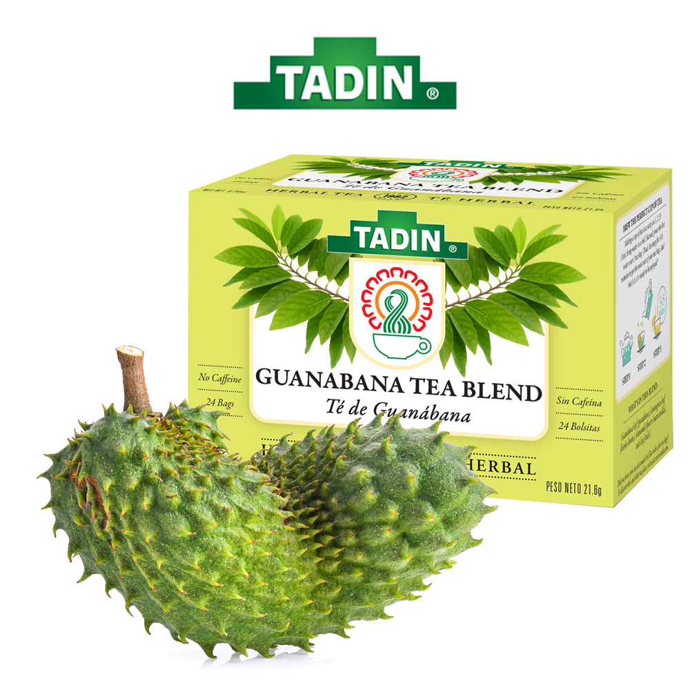 Tadin Tea Guanabana / Guanabana Blend. 24 Bags. 0.76 Oz. Pack of 3