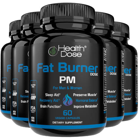 Health Dose Fat Burner - PM Nighttime - Pack of 5