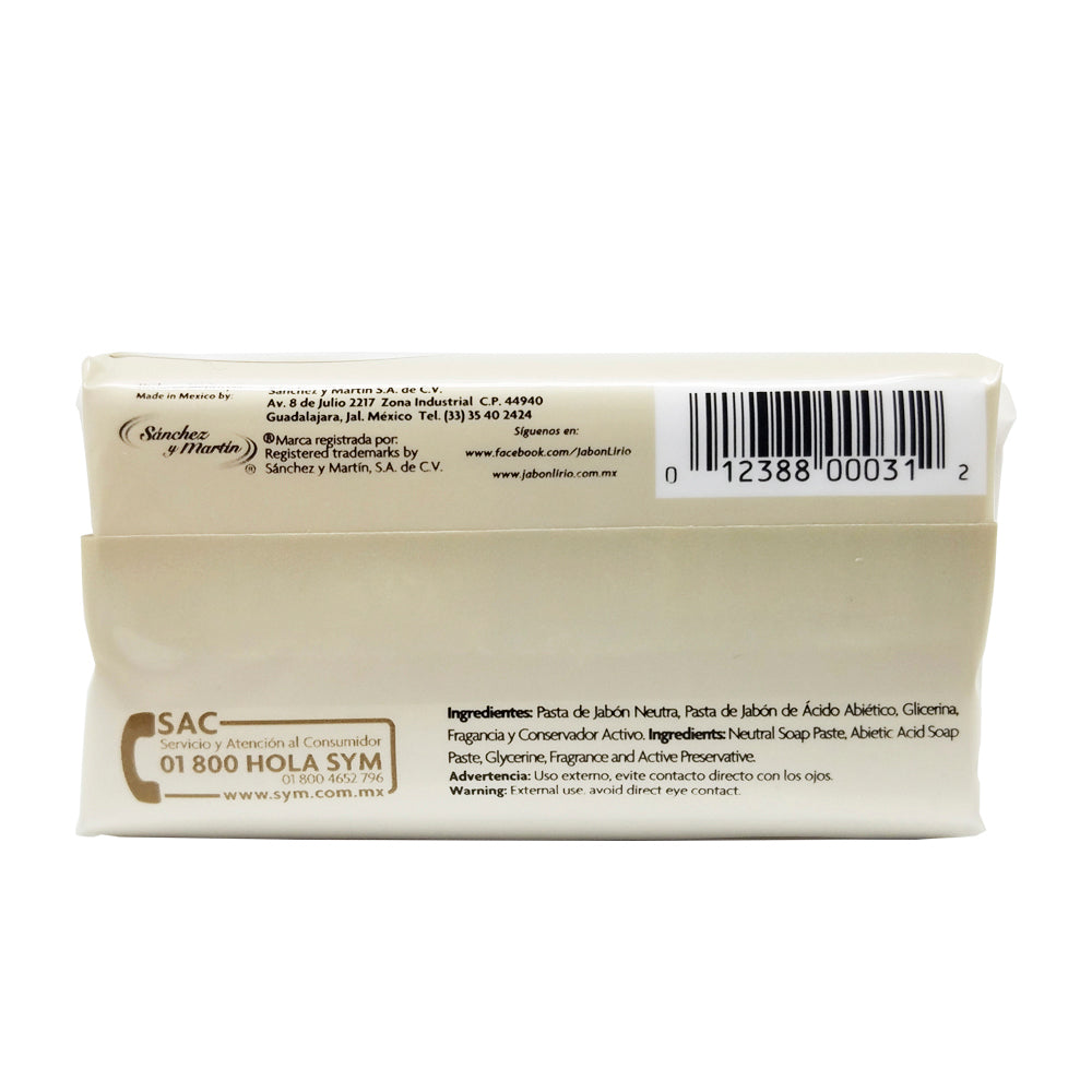 Lirio - Dermatologico Bar Soap 5.3 Ounces. Pack of 50