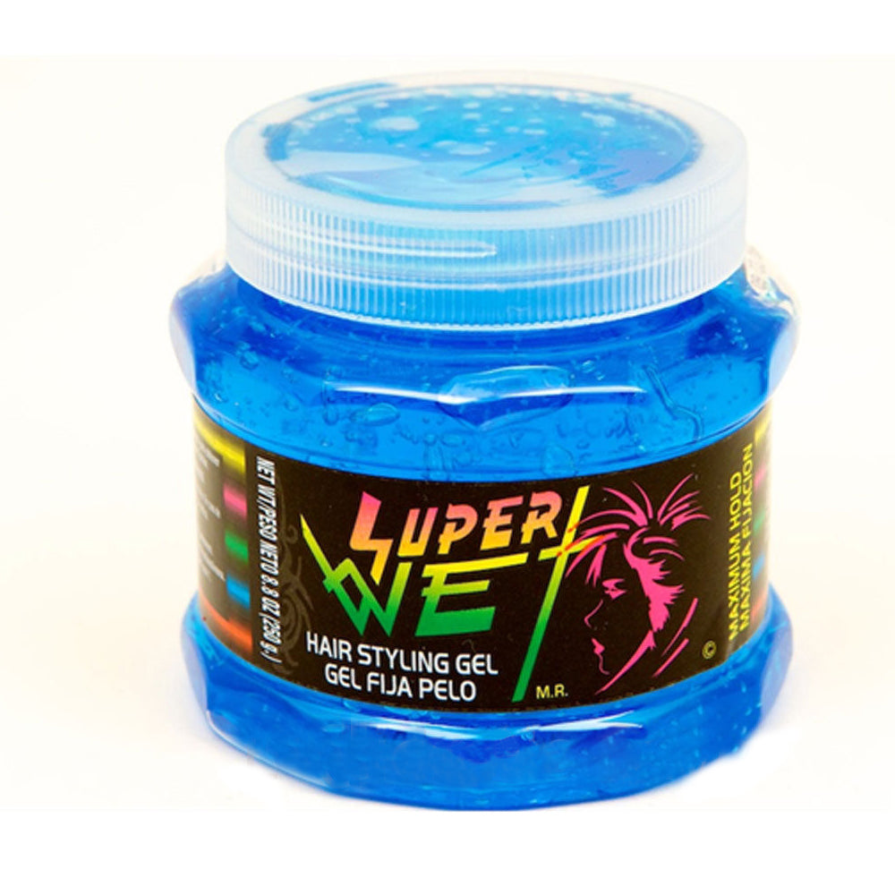 Super Wet Hair Styling Gel, 8.8 Oz / 250 g. Pack of 3