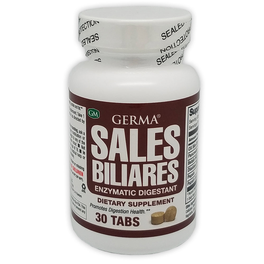 Germa Bile Salts / Sales Biliares 30 Tabs - Pack of 3