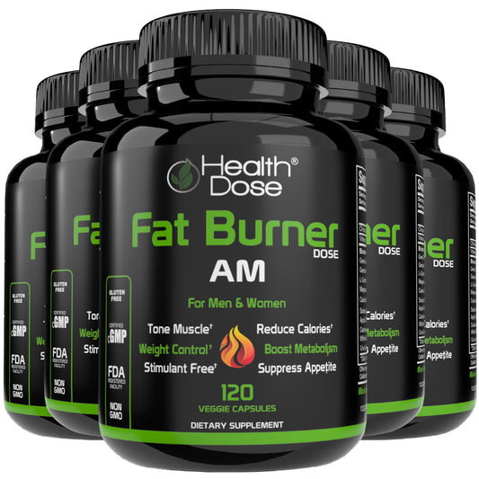 Health Dose Fat Burner - AM Daytime - Pack of 5
