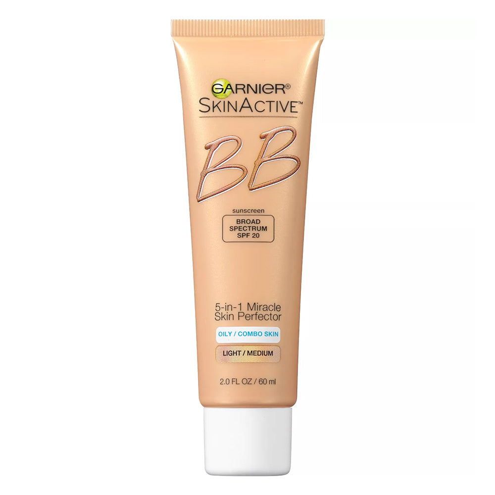 Garnier SkinActive BB Cream Oil-Free Face Moisturizer, Light/Medium, 2 fl. oz.