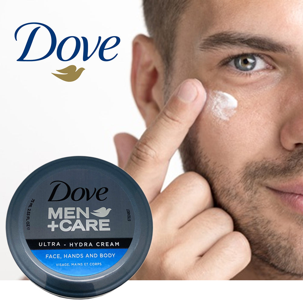 Dove Men+Care Ultra Hydrating Cream 2.53 Ounce - Pack of 5