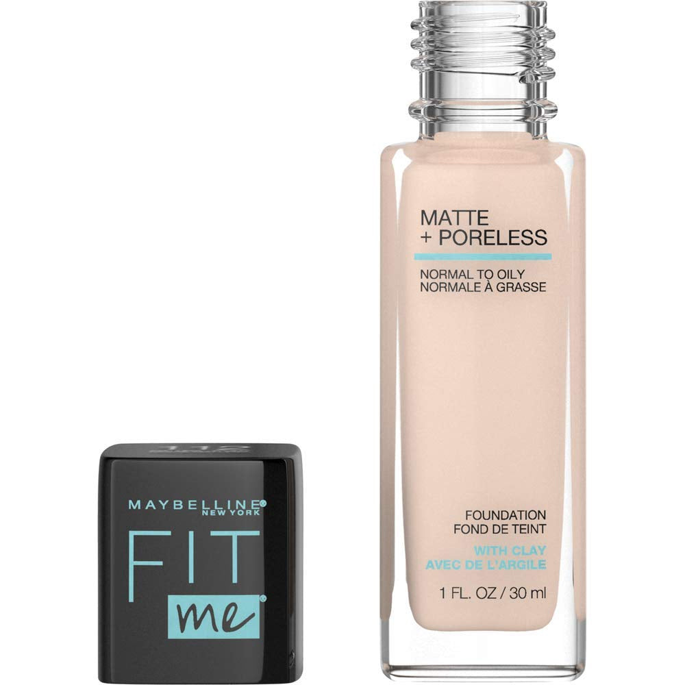 Maybelline Fit Me Matte + Poreless Liquid Foundation. 112 Natural Ivory. 1 fl.oz