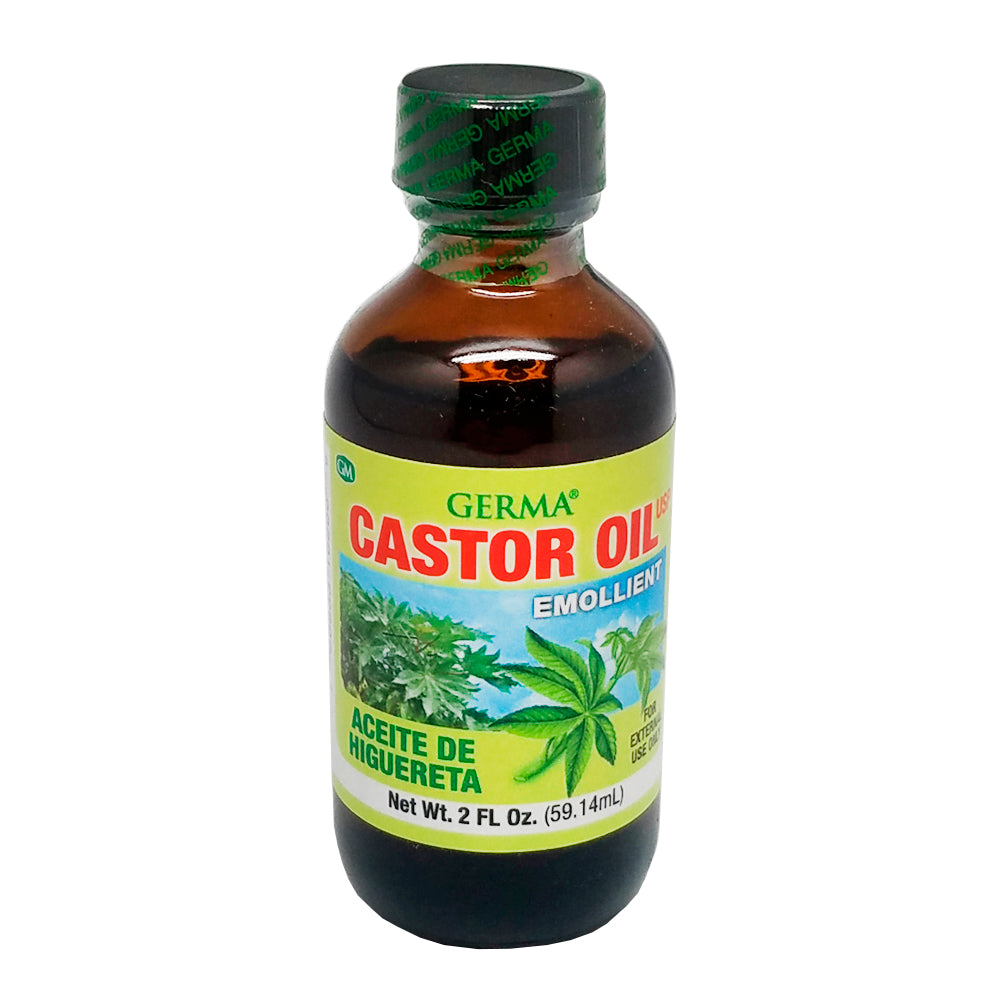 Germa Castor Oil, Healing/Aceite de Castor, Cicatrizante - 2oz. Pack of 12