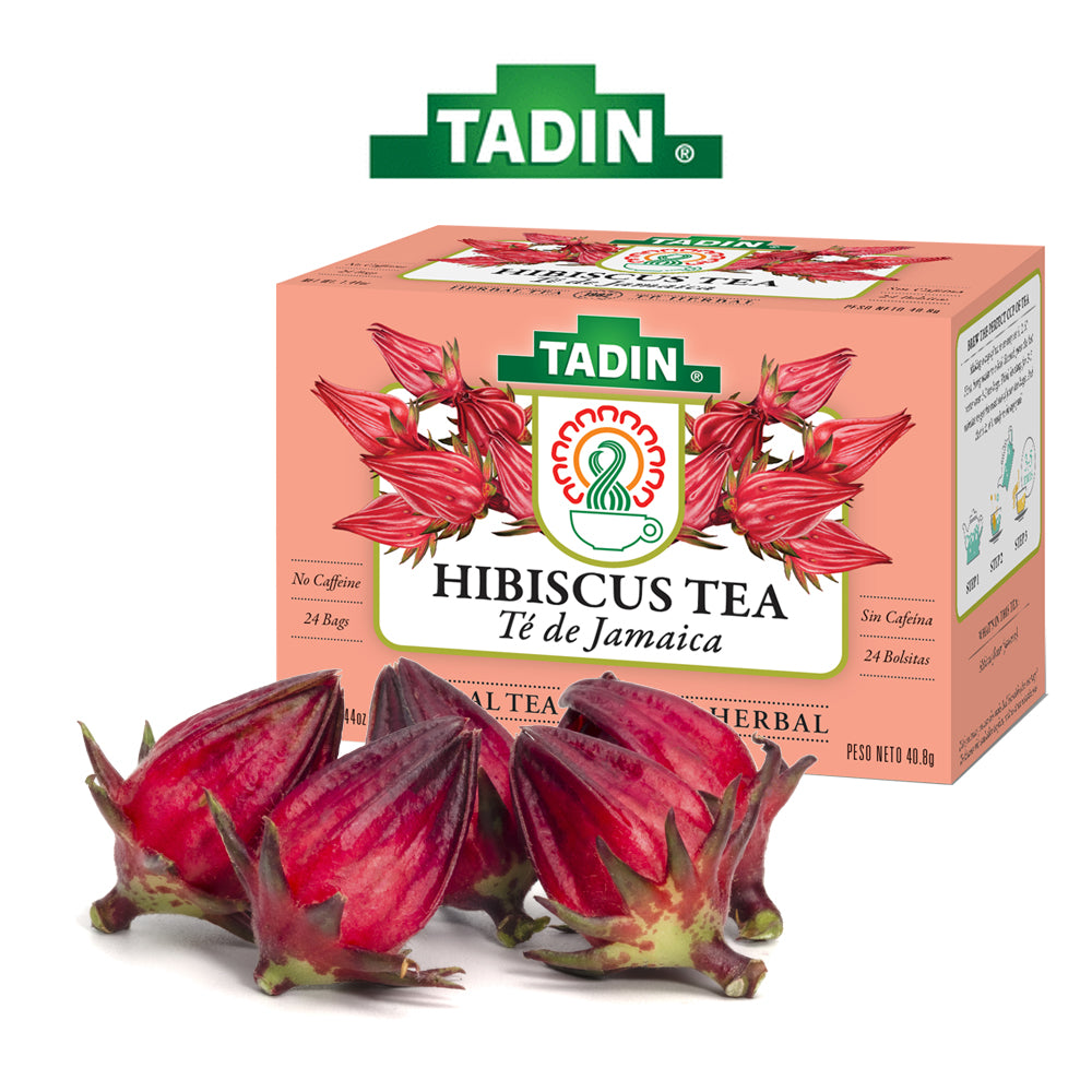 Tadin Tea Kit, Jamaica + Pasiflora + Menta, 25 Bags