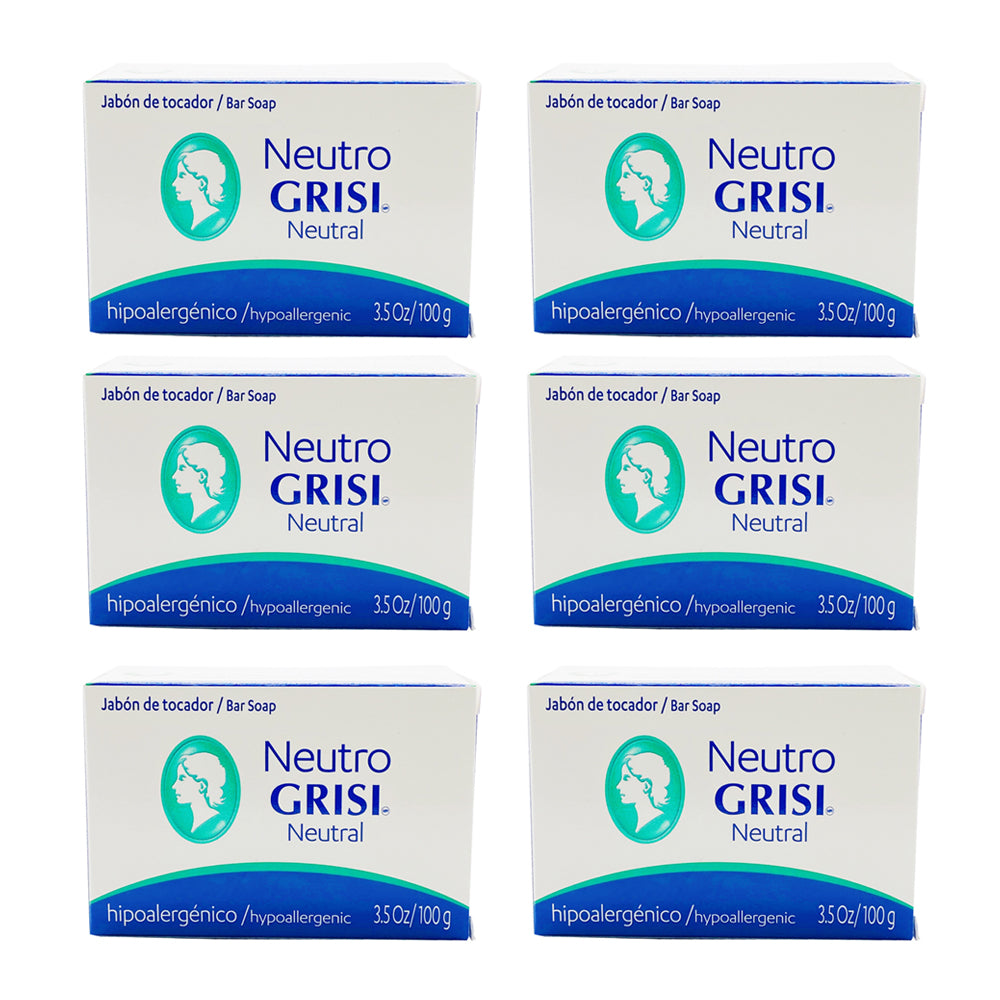 Grisi Soap Neutro 3.5 Oz. Pack of 6