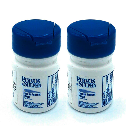 Polvos De Sulpha Antibiotic Powder 0.90 Oz - Pack Of 2