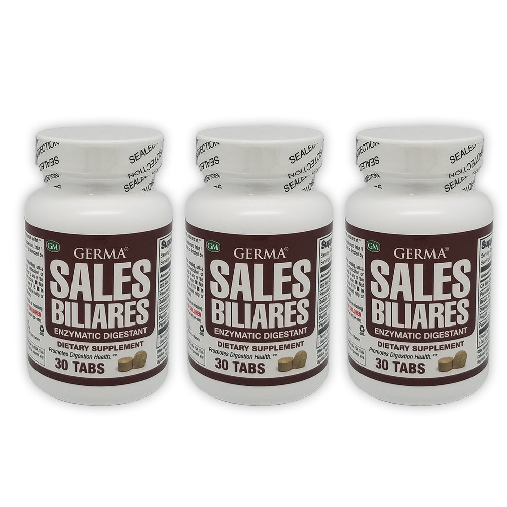 Germa Bile Salts / Sales Biliares 30 Tabs - Pack of 3