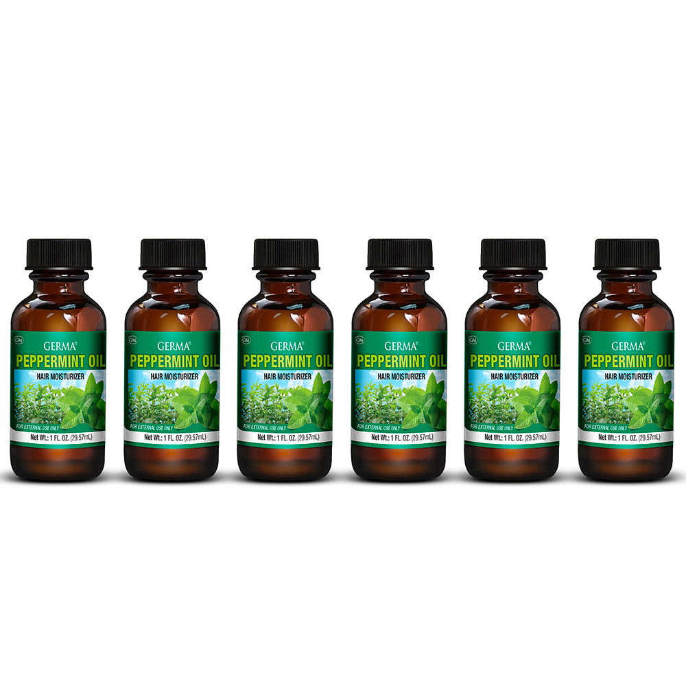 Germa Peppermint Oil, Relaxing/Aceite de Menta, Relajante. 1 Oz. Pack of 6