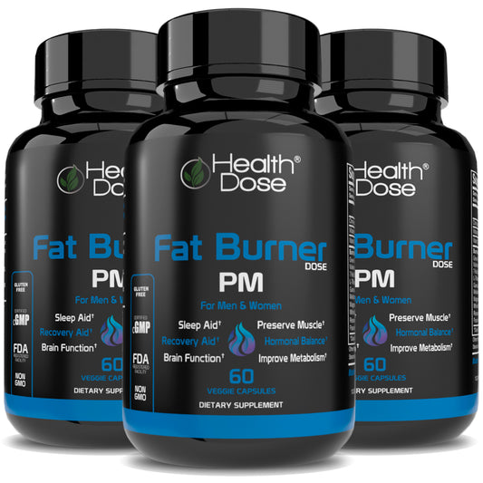 Health Dose Fat Burner - PM Nighttime - Pack of 3