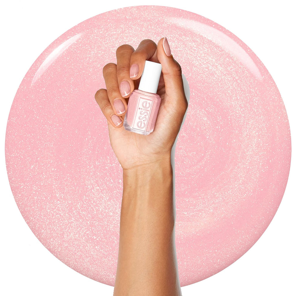 Essie Nail Polish Salon Quality Iridescent Sheer Pink, Birthday Girl, 0.46 fl oz