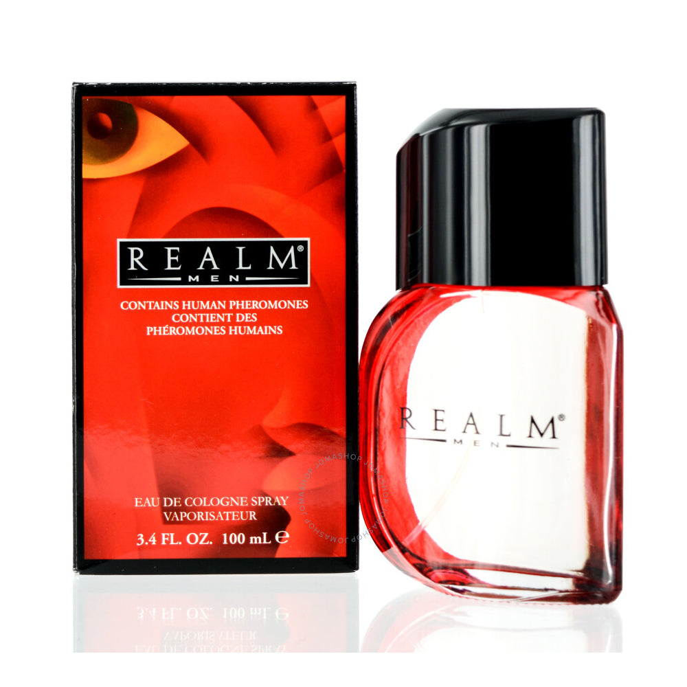 Realm for Men. Eau De Cologne Spray. Sharp & Masculine Scent. New in Box. 3.4 oz