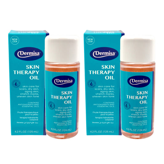 Dermisa Skin Therapy Oil 4.2 Fl Oz / 125 ml. Pack of 2