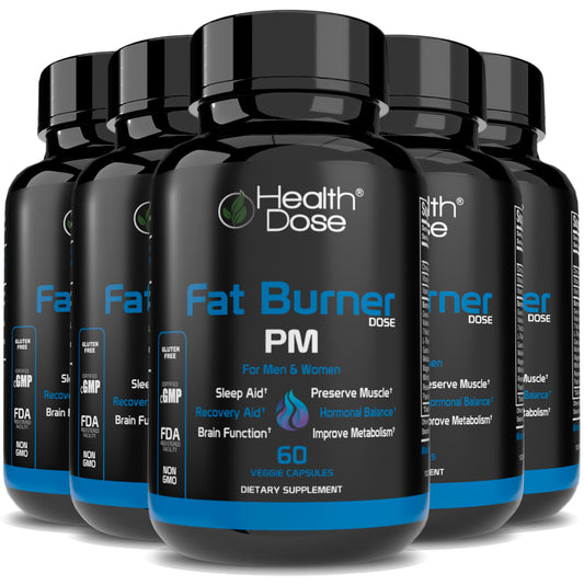 Health Dose Fat Burner - PM Nighttime - Pack of 5