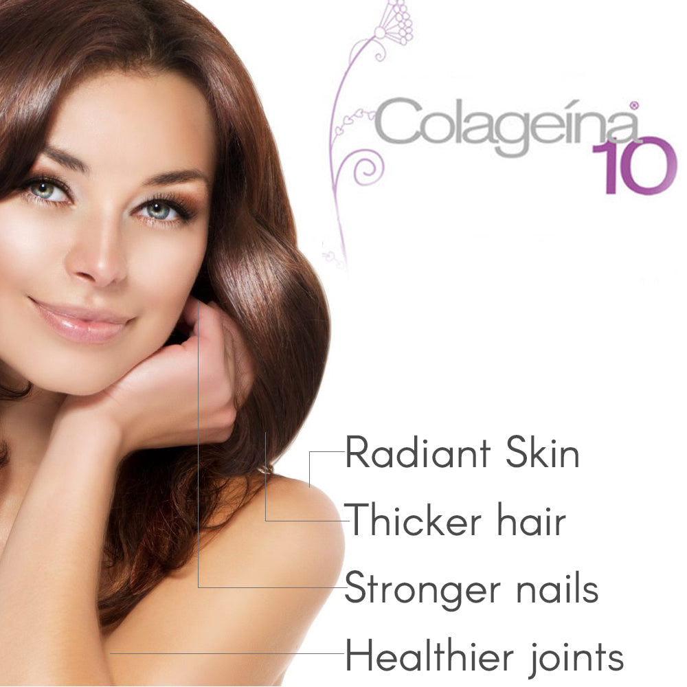 Colageina 10 by Victoria Ruffo, Collagen & Vitamin C 60 caps. Pack of 6