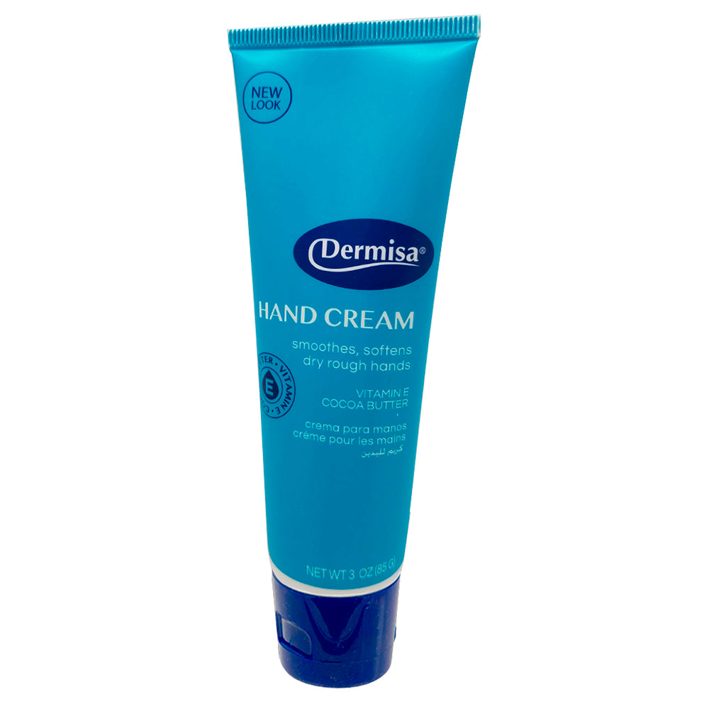 Dermisa Hand Cream with Vitamin-E, Softens and Protects 3 Oz / 85 g. Pack of 2