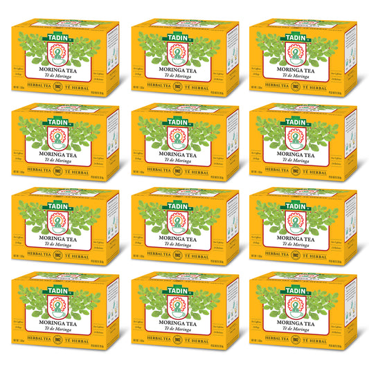 Tadin Tea Moringa. 24 Bags. 1.02 Oz. Pack of 12