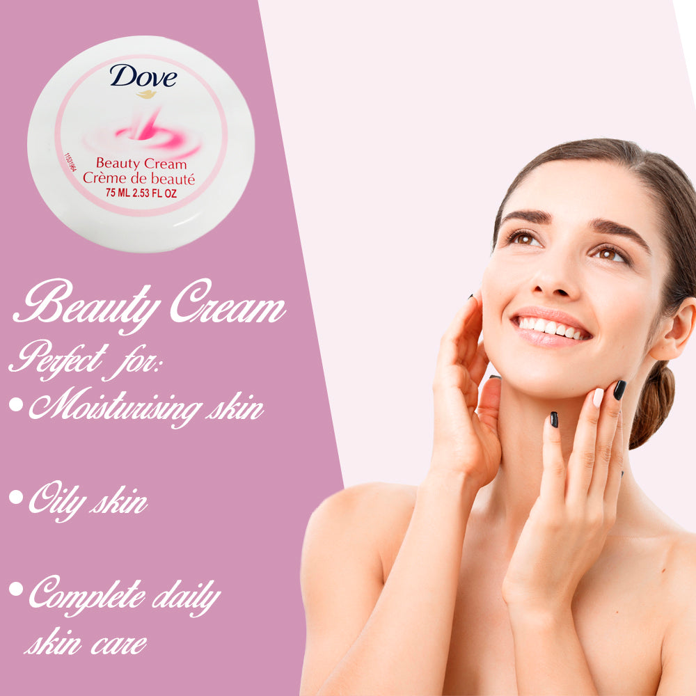 Dove Beauty Cream Pink 2.53 FO. Pack of 2