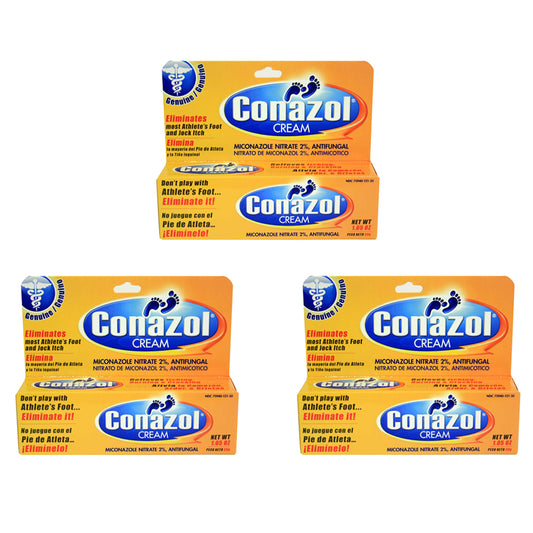 Conazol Antifungal 2% Cream 30 gr - Pack of 3