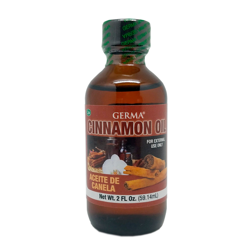 Germa Cinnamon Oil, Relaxing Aroma/Aceite de Canela, Aroma Relajante - 2oz. Pack of 12