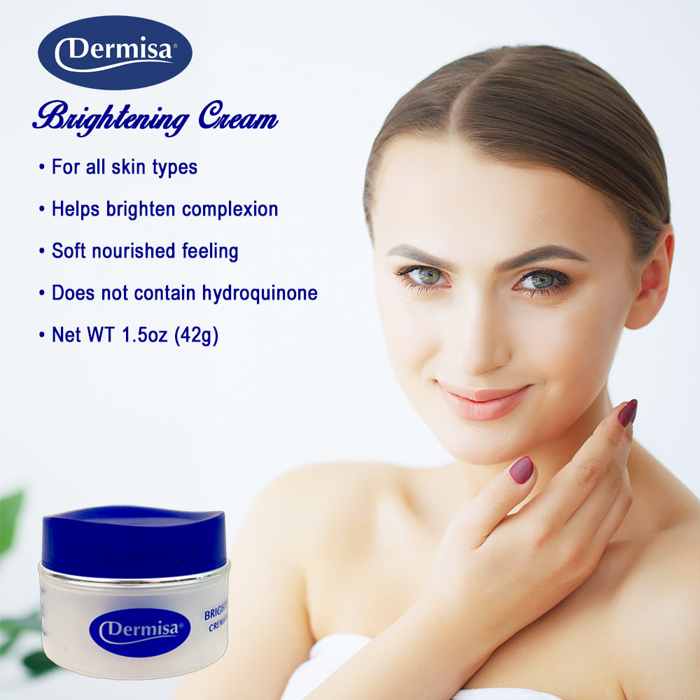 Dermisa Brightening Cream 1.5 Oz / 42 g. - Pack of 3