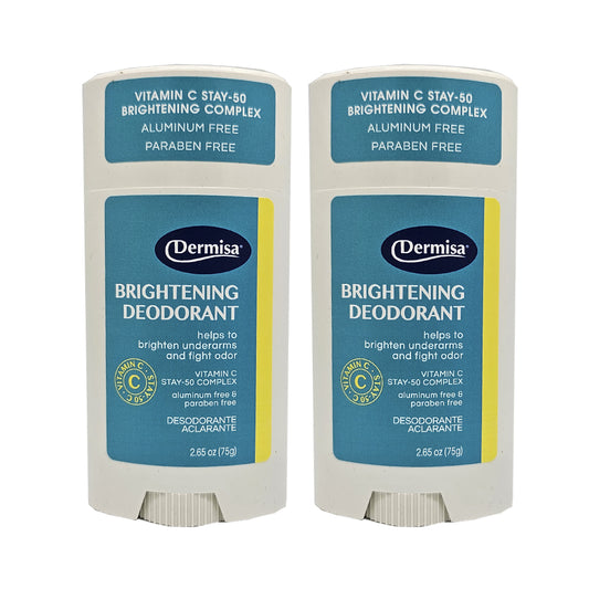 Dermisa Brightening Deodorant 2.65 oz (75g). Pack of 2