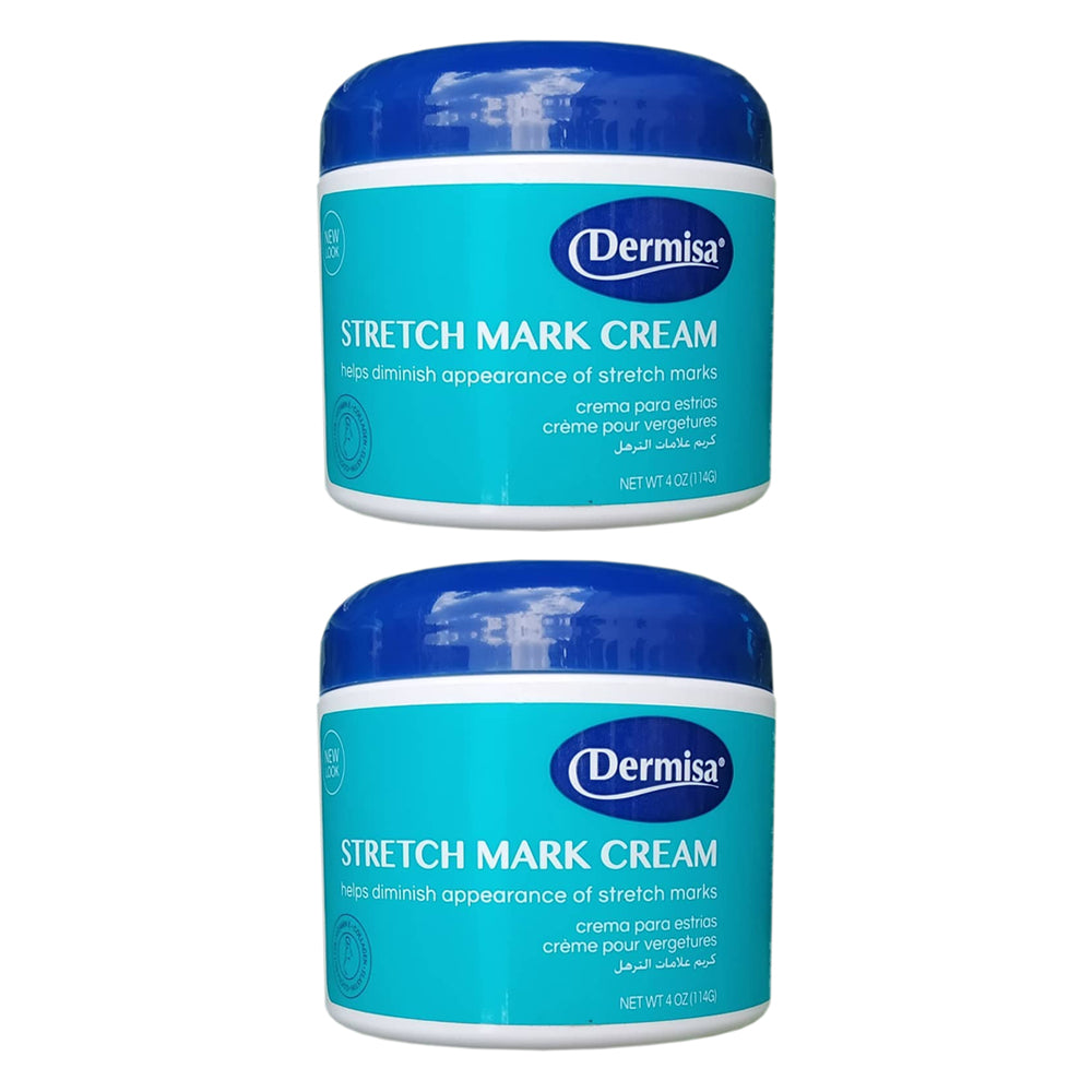 Dermisa Stretch Mark Cream 4 Oz / 114 g. Pack of 2