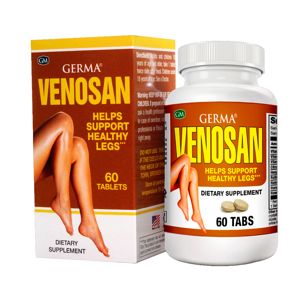 Germa Venosan Varix Anti-Inflammatory / Anti-inflamatorio para Varices 60 Tabs - Pack of 3