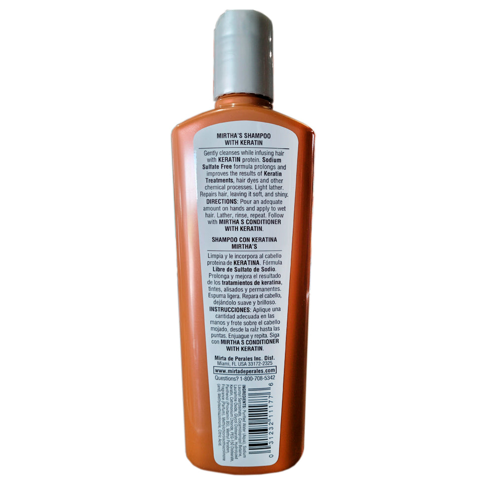 Mirta De Perales Keratin Shampoo 16 Oz. - Pack of 3