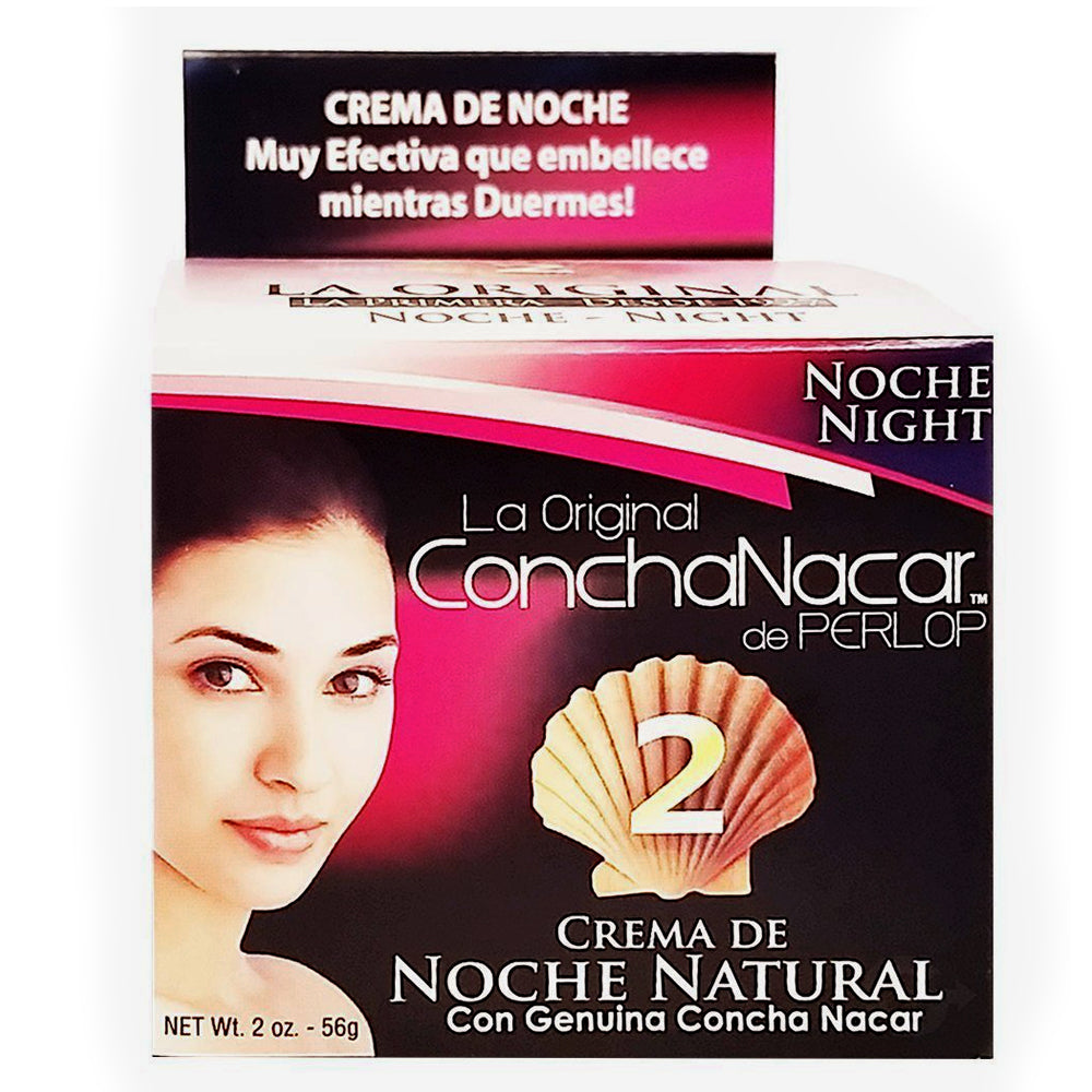 ConchaNacar De Perlop Crema de Noche #2 2 Oz / 56 G. Pack of 3